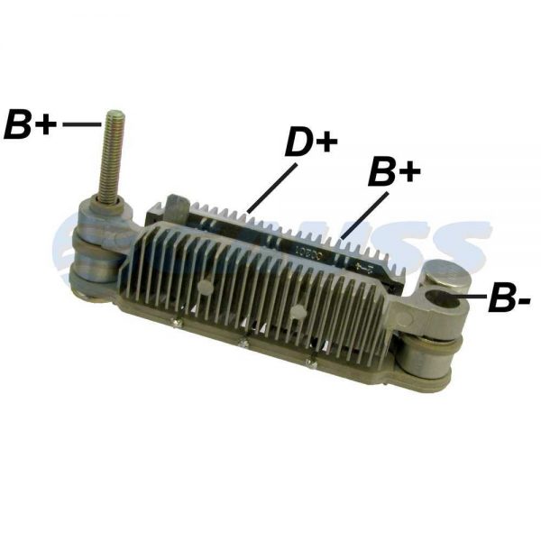 PLACA DIODO ALTERNADOR P/ Mitsubishi Cargo 85A A860T29370