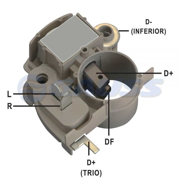 Regulador Voltagem Towner 12V Mitsubishi A001T33474