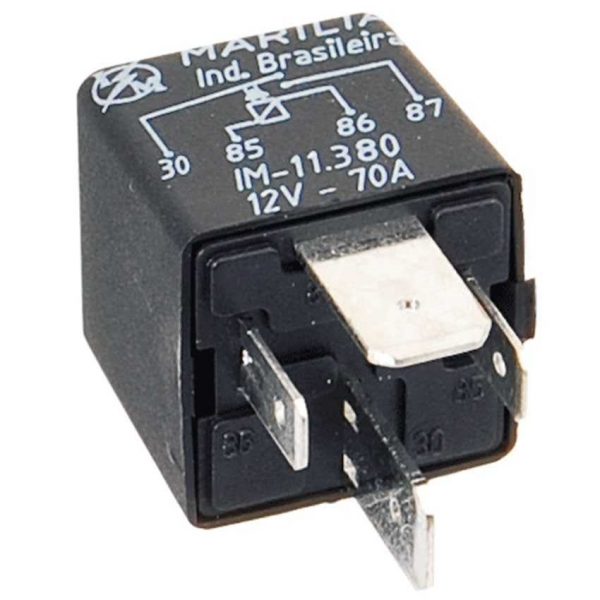 Rele Aux. 12V 4 Term. 70A S/Sup