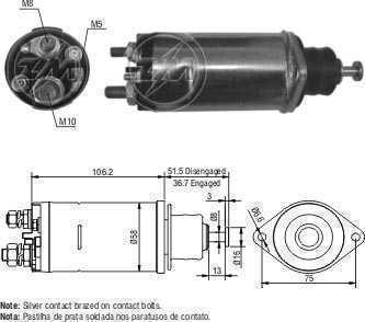 AUTOMATICO P/ Fiat Allis 28MT 24V 10483810