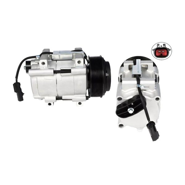 COMPRESSOR AR COND. DODGE RAM 2500 3500 2006/2008 HS18 POLIA