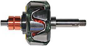 ROTOR ALTERNADOR P/ MBB 24V 55A EIXO LONGO 9122080736
