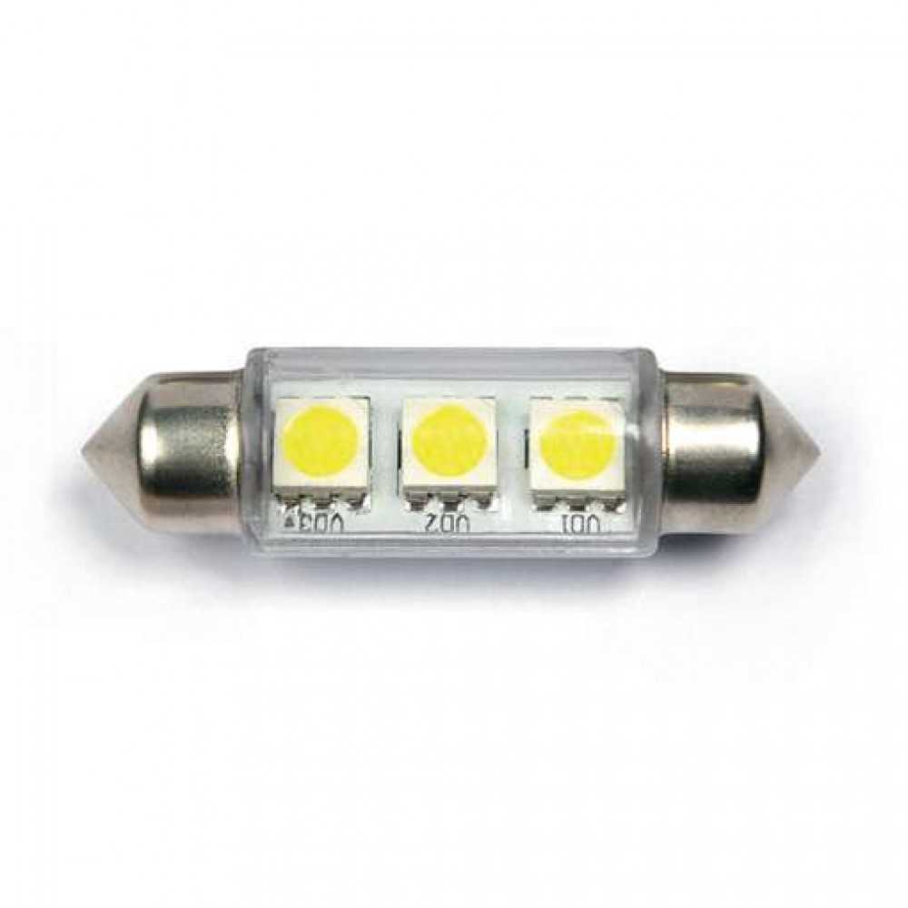 LED Torpedo 12V 32mm 5W Azul