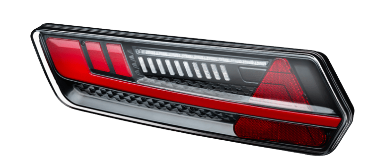 Lanterna Tras.Carreta LED 24V Multifuncao C/Flashing S96 LE