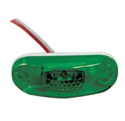 LANTERNA DIANTEIRA ADAPT. PLACA LED VERDE