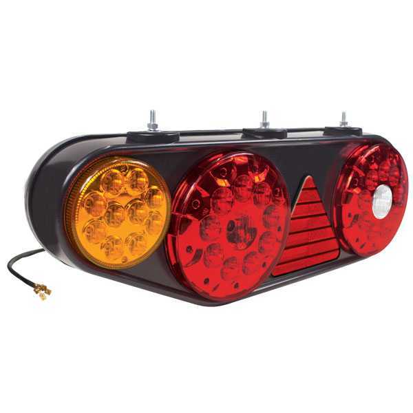 LANTERNA TRASEIRA P/ NOMA LED C/TRIANGULO C/RE LE