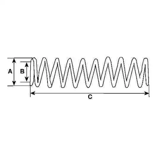 MOLA HELICOIDAL M. PART. KB MBB