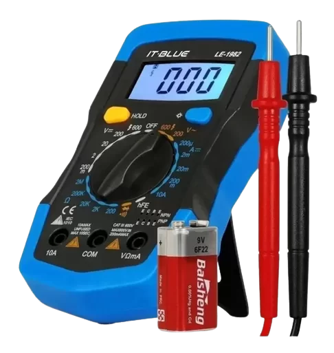 MULTIMETRO DIGITAL 10A COMPLETO C/PILHA TYF5911