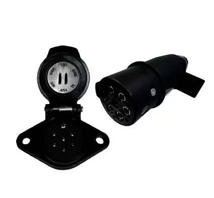 TOMADA CARRETA 24V PLASTICO COMPLETO