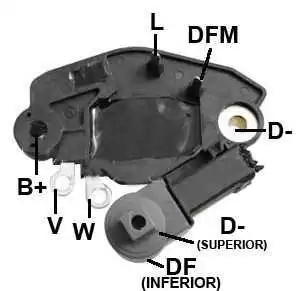 REGULADOR VOLTAGEM P/ PEUGEOT CITROEN 206 XSARA 12V 593419