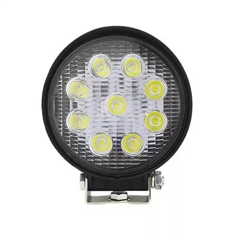 FAROL AUXILIAR 9 LEDS REDONDO BI-VOLT 22MM SLIM