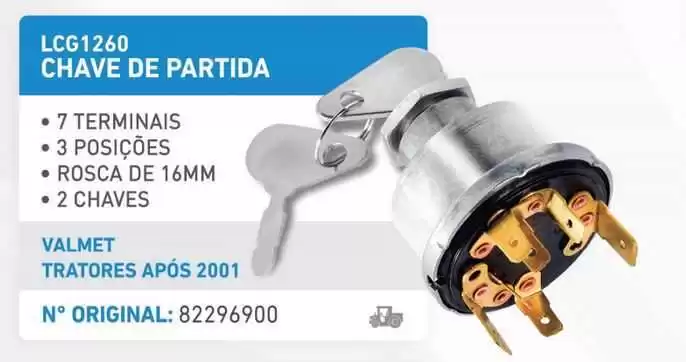 CHAVE IGNICAO P/ VALMET 01/… 7 TERM. 3 POSICAO 82296900