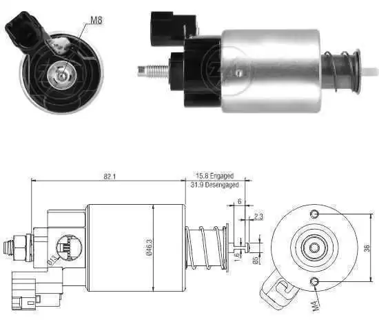 AUTOMATICO P/ DENSO TOYOTA ETIOS 281000Y220
