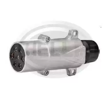 Tomada Eletrica Redonda Macho 24V 7 Polos Aluminio