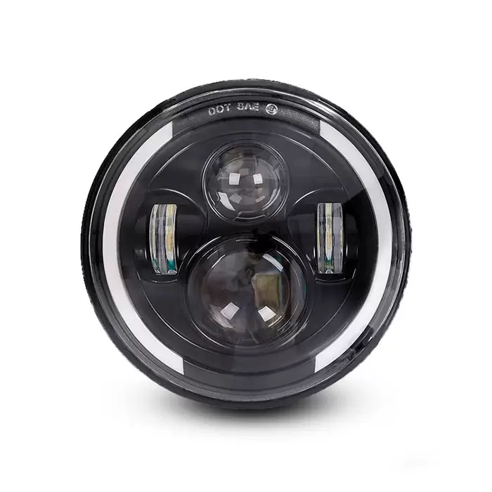 FAROL LED MODELO JEEP 40 WATTS 175 MM OLHO DE ANJO