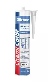 Silicone Gel Tubular Preto 240G TB680481