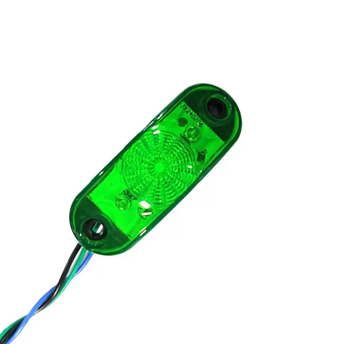 LANTERNA LAT. VERDE C/FAROLETE 3 LEDS BIVOLT